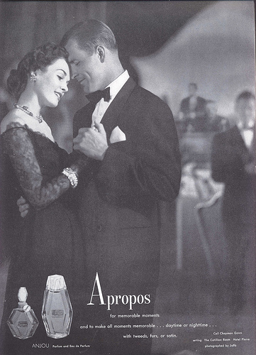 Apropos Perfume by Parfums Anjou – Vintage Ad 1949