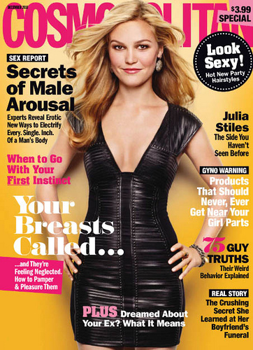 Cosmopolitan December 2010 Julia Stiles