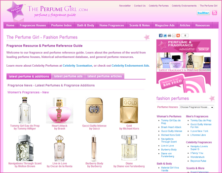 The Perfume Girl - Fragrance Guide