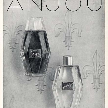 Anjou Apropos and Devastating Ad 1951