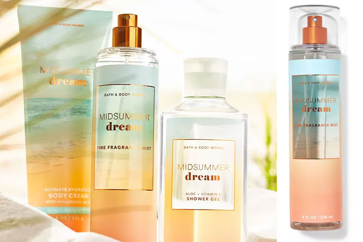 Bath & Body Works Midsummer Dream fragrance collection - The