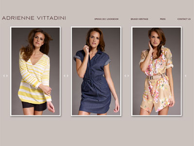 Adrienne Vittadini website