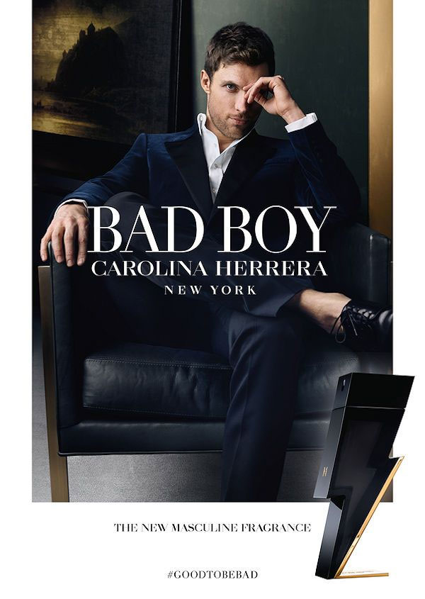 Carolina Herrera Bad Boy Perfume Ad