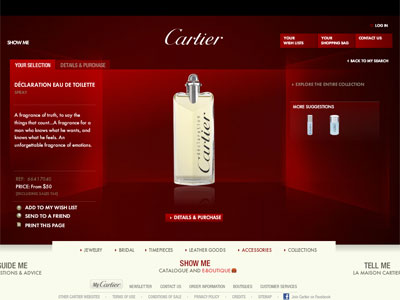 Cartier Declaration website