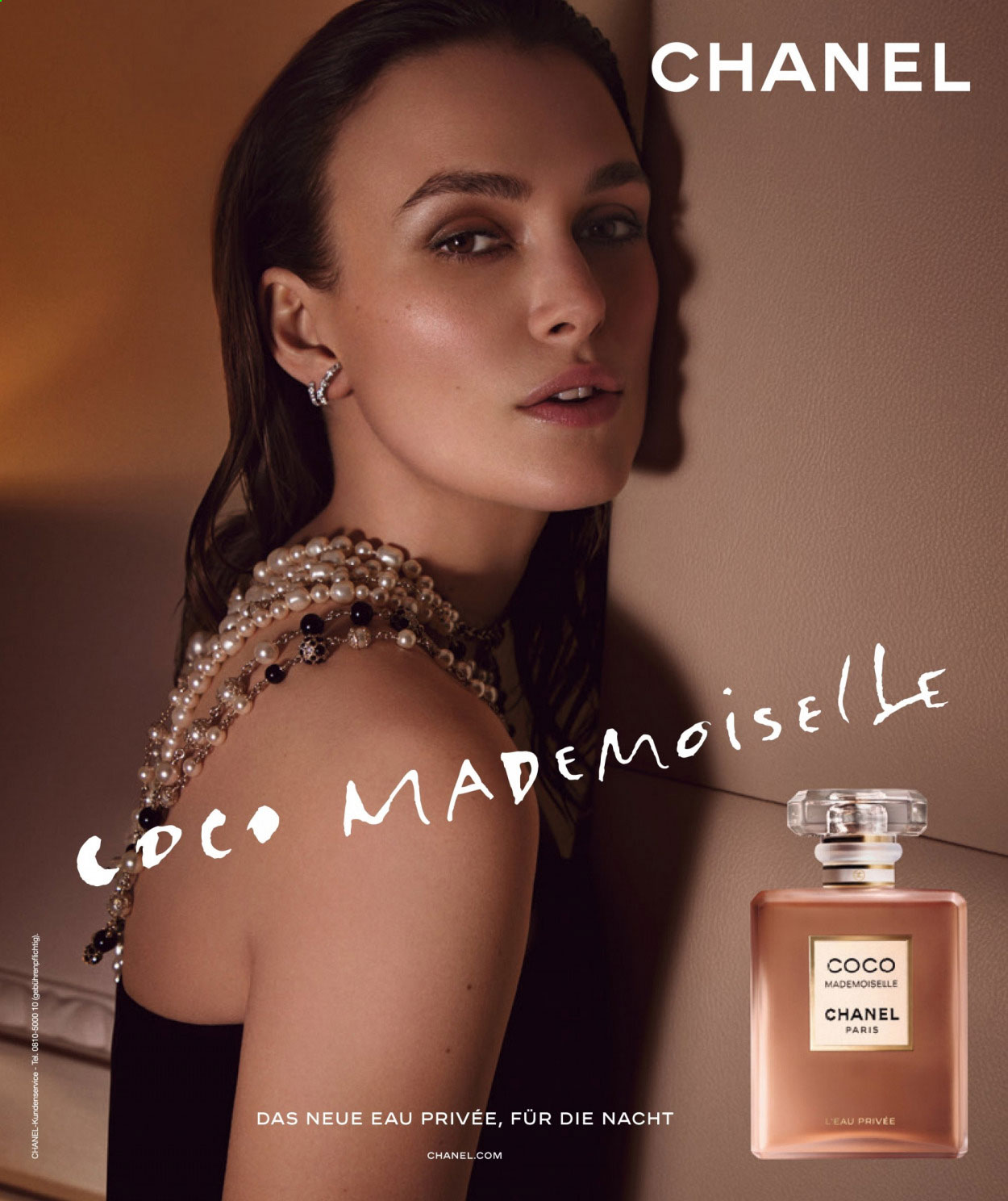 Chanel Coco Mademoiselle L'Eau Privee ad 2020 Keira Knightley