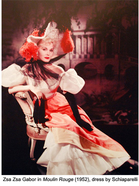 Zsa Zsa Gabor in Moulin Rouge, costume by Elsa Schiaparelli