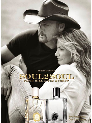 Faith Hill Soul2Soul perfume  celebrity endorsement ads
