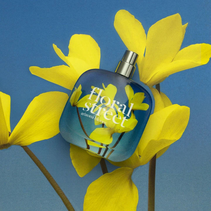Floral Street Arizona Bloom perfume ad