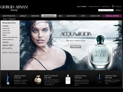 giorgio armani website - 58% OFF 