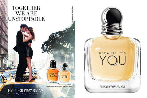 armani because it's you for him