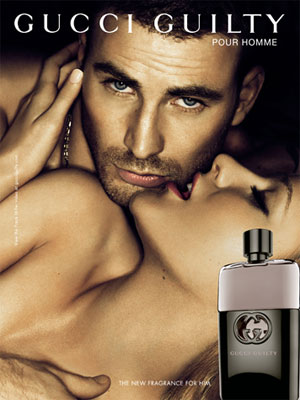 Chris Evans Gucci fragrance celebrity endorsement adverts