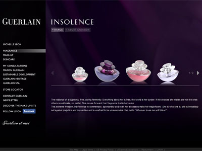 Guerlain Insolence website