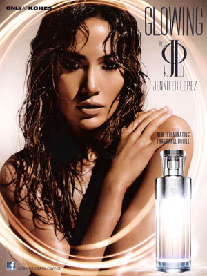 Jennifer Lopez Glowing perfume celebrity endorsements