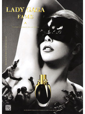 Lady Gaga Fame perfume celebrity endorsements