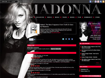 Madonna Truth or Dare Naked website