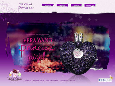 Vera Wang Princess Night website