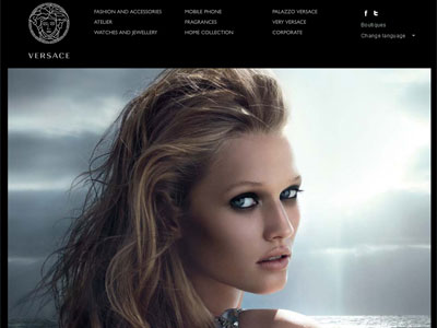 Versus Versace website