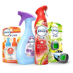 Febreze Spring Fragrances scented candles and air fresheners