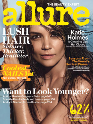 Katie Holmes, Allure Magazine, April 2013