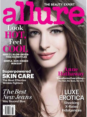 Anne Hathaway, Allure Magazine, July 2012