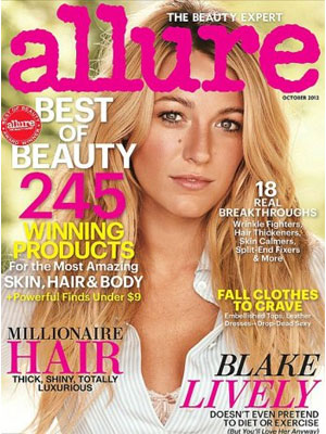 Blake Lively, Allure Magazine, October 2012