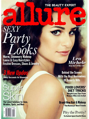 Allure, December 2011, Lea Michele