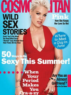 Pink, Cosmopolitan Magazine, June 2012