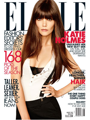 Katie Holmes, Elle Magazine, August 2012