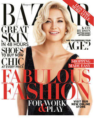 Kate Hudson, Harper's Bazaar Magazine, October 2012