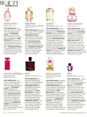 Hugo Boss Boss The Scent for Her Perfume editorial Marie Claire Popping Bottles