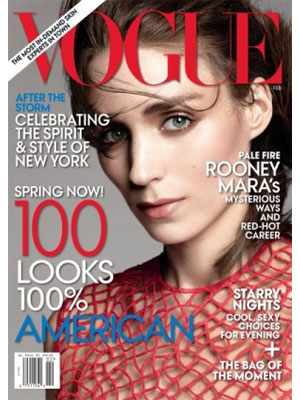 Rooney Mara, Vogue Magazine, February 2013