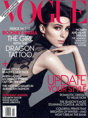 Vogue, November 2011, Rooney Mara