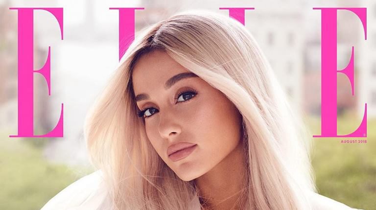 Ariana Grande Elle Cover Model August 2018