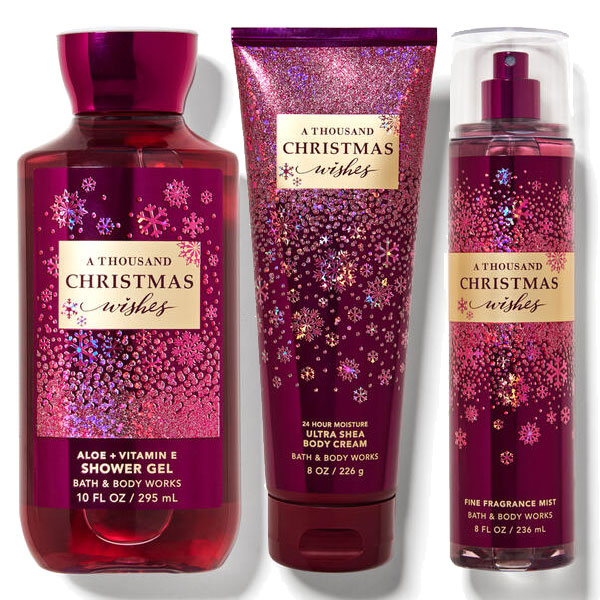 Bath & Body Works A Thousand Christmas Wishes fragrance collection ...