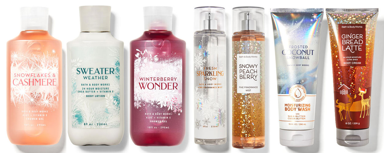 Bath & Body Works Holiday Fragrances 2020 body fragrances The Perfume