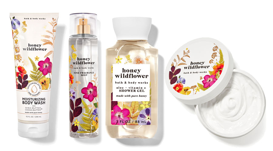 Bath & Body Works Honey Wildflower fragrance collection - The Perfume Girl