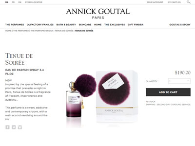 Annick Goutal Website