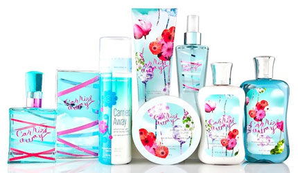 Carried Away Bath and Body Works fragrances