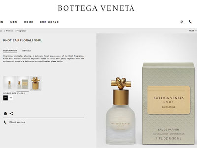 Bottega Veneta website