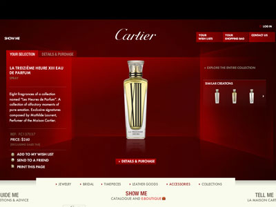 Cartier Les Heures de Parfum XIII La Treizieme Heure website