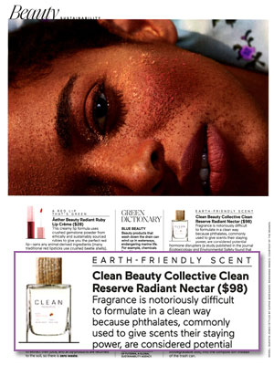 CLEAN Reserve Radiant Nectar editorial Elle April 2020