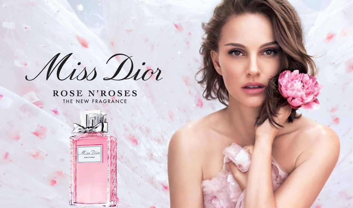 Dior Miss Dior Rose N'Roses Perfume Ad with Natalie Portman