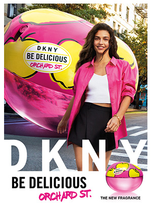 DKNY Be Delicious Orchard St. perfume ads 2023