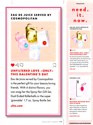 Cosmopolitan Eau de Juice Perfumes Fragrance editorial