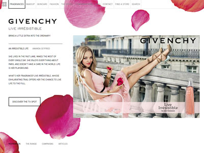 Givenchy Live Irresistible Website