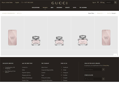 Gucci Bamboo Website