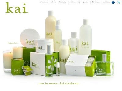 kai Eau de Parfum website