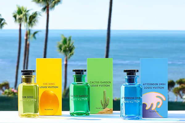 Louis Vuitton Les Parfums Afternoon Swim, Cactus Garden, Sun Song Fragrance