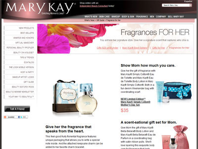 Mary Kay Dance to Life website