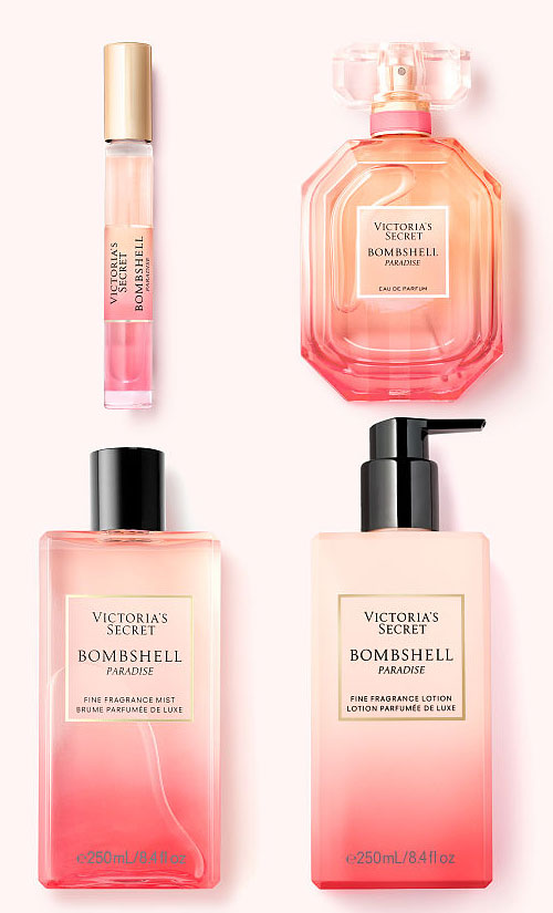 Victoria's Secret Bombshell Paradise fragrance collection